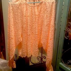 Beautiful pink Free People blouse